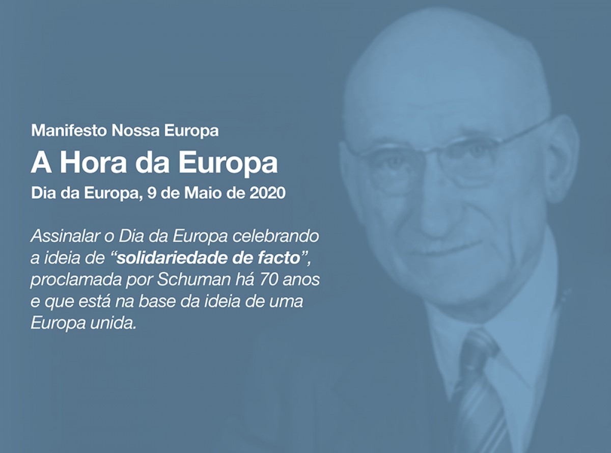 Fundadores da Nossa Europa dizem que é a Hora da Europa, num manifesto sobre o combate à Covid-19
