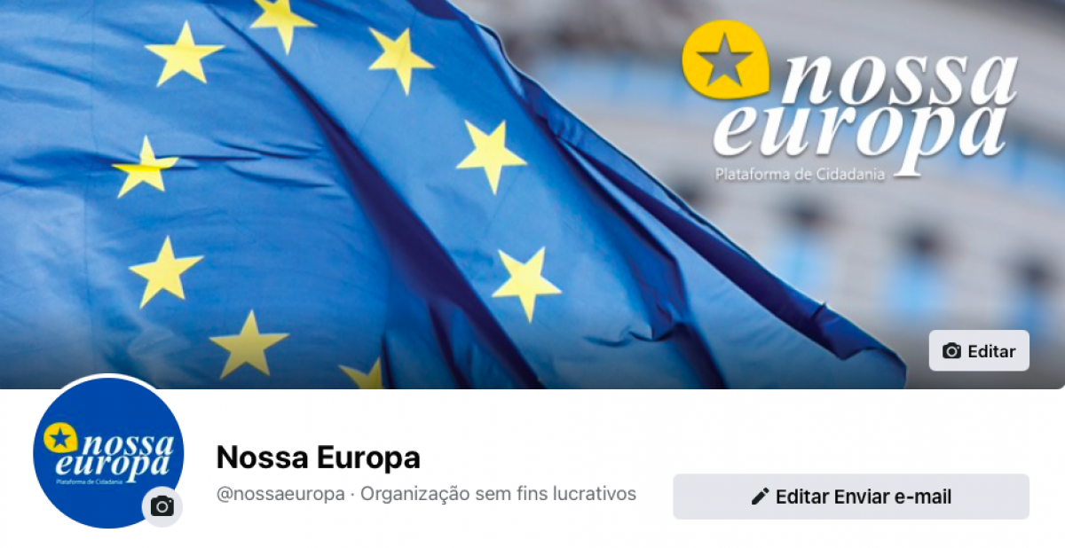 LANÇADO FACEBOOK DA NOSSA EUROPA