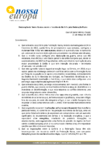 Declaração da Nossa Europa sobre a invasão da Ucrânia pela Federação Russa